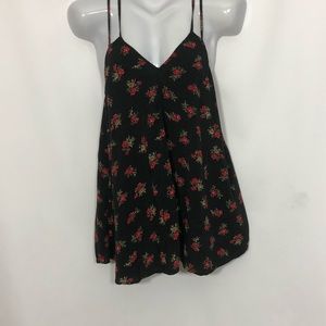 BRANDY MELVILLE mini floral spaghetti straps dress